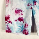 Daisy Fuentes Size 8 Shorts Singing Loud Tie Dye Handmade Blue Pink 11 Inch 1161 Photo 4
