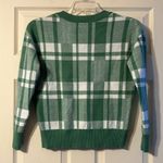 Christian Siriano Green White Plaid V Photo 3