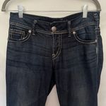 SILVER Suki Capri Womens Jeans Sz W27 Midrise Denim Dark Wash Stretch Blue Photo 1