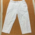 Vintage Polka Dot Capri Pants Size 10P Photo 3