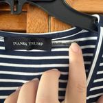 Ivanka Trump Women’s Dress Blue Striped Off the Shoulder Sz XS Photo 2