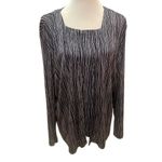 Graff Black and White Vintage Open Cardigan with Matching Camisol Blouse Size X Photo 2