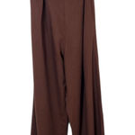 Monteau  Brown Strapless Wide Leg Jumpsuit with Belt NWOT Size Small Photo 0