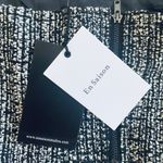 En Saison black and white tweed crop top Photo 6
