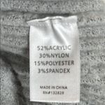 Tularosa Gray Ribbed Crew Neck Sweater Photo 4