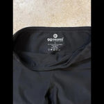 90 Degree by Reflex Black Women's Cut Out Slash Laser Leggings Mid Rise Small Photo 10