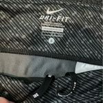 Nike  Relay Running Capri Tights‎ Meteor Print Mesh Black Grey size small Photo 2