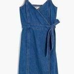 Madewell Denim Wrap Dress Photo 2
