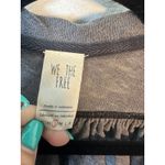 Free People We the Free Rush Hour Grey Peasant Blouse Size Small Photo 4