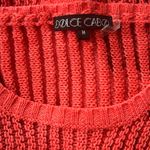 Dolce Cabo Coral Sweater Red Size M Photo 1