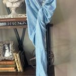 Baobab Mia Pareo Cover Up Skirt Metallic Blue Cielo Womens Size Large Photo 5