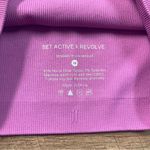 Set Active  X Revolve Ribbed One Shoulder Sports Bra in Petal Women’s Size Medium Photo 7