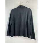 Coldwater Creek Womans Size 1X Black Double Breasted Cardigan Sweater Photo 1