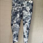 Soma  WKND leggings Leggings watercolor NEW XL high rise crop pull on stretch Photo 1