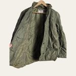 Bill Blass Vintage Olive Green Down Insulated Nylon Quilted Jacket Size L Photo 1