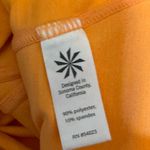 Athleta  Pacifica Long Sleeve 3/4 Zip Shirt Color: Orange Sherbet Size: medium Photo 3