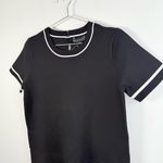 English Factory  Black  Knit Contrast Mini Dress Photo 3