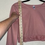 Victoria's Secret Victoria’s Secret Sport Long Sleeve Logo Crop NWT Medium Photo 6