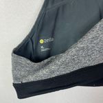 Zella Gray & Black Lace It Up Racerback Sports Bra XL Photo 5