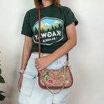 Coach NWT Teri Mini Crossbody Bag In Signature Canvas With Sticker Print Photo 8