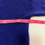 Pure Collection Cashmere Sweater Royal Blue Long Sleeve Knit Size US 8/10 Photo 3