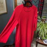Marimekko RELLETYS Red Wool Blend 3/4 Sleeve A Photo 3