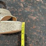 Chinese Laundry Elegant Gold Glitter Ankle Strap Platform Heels Photo 12