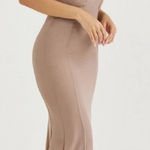 House Of CB New! 'Loren' Latte Corset Maxi Dress in Tan Sz Medium $269 Photo 2