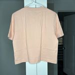 J.Crew NWT Relaxed Premium-weight Cropped T-shirt Ballet Slipper Photo 2