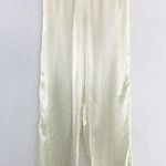 Victoria's Secret 80s Pajama Set XS Gold Crown Label Ivory Cream Vintage Photo 4