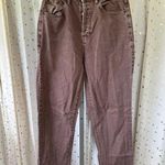 PacSun Women's 100% Cotton Eco Brown Button Fly Denim Dad Jeans 25 Photo 3