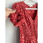 Madewell ‎ Sophia Mini Dress Bandana Flower Red Spring Button Down Women's Size M Photo 10