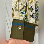 ZARA  Paisley Scarf Print Multicolor Satin Button Down Size XL Photo 4