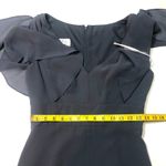 Social Bridemade v neck maxi dress front slit Sz 6 Gray Photo 3