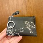 Coach Mini Skinny Id Case With Butterfly Print Photo 3