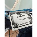 MPL hawaii free size blue flowers crotchet top NWT Size L Photo 2