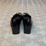 ASOS Black Loafers with Gold Chain Detail Photo 2