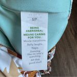 Aerie NEW  Twist Front Floral Leaf Cut Out One Piece Swimsuit Size Small Photo 9