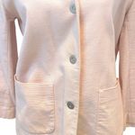 Eileen Fisher petal pink cotton/ spandex blazer/. Unlined. Size Medium. Photo 4