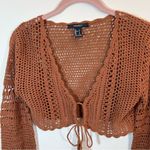 Forever 21 ✨ Brown Knit Shrug Sweater Small Photo 1
