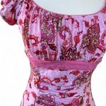 Trixxi Y2K dead stock‎  Pink paisley top M/L nwt. Photo 4