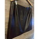 MM.LaFleur  The Whitney Skirt Vegan Leather Minimal Contemporary Size 12 $195 Photo 4