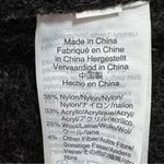 Madewell  Donegal Northfield Mock Neck Sweater Dress Speckled Black Small Photo 11