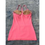 Lululemon Pink Orange Peach Grapefruit Power Y Tank Top Size 6 Photo 5