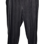 Joan Rivers Joan Rivers Velvet Pull On Pants Gray 1XP Photo 0