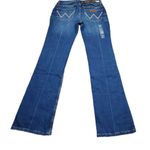 Wrangler  Tall Retro Mae Mid Rise Bootcut Jeans Dark Wash Blue 9/30 x 36 Long Photo 3
