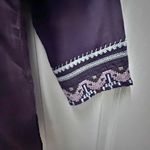 Johnny Was BIYA x  | Purple 100% Cotton Embroidered Tunic Top Boho Soft | Small Photo 3