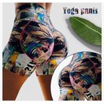 New Womens Abstract Booty Lifting Shorts Photo 1