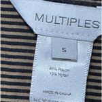 Multiples Leopard and Preppy Stripes 
BUTTON PLACKET SHIRT -  CLOTHING  Small Photo 7