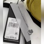 Karl Lagerfeld  Paris Yellow Quilted Leather Crossbody $228 Photo 3